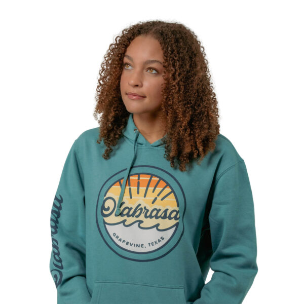 Model wearing Olabrasa OG Hoodie