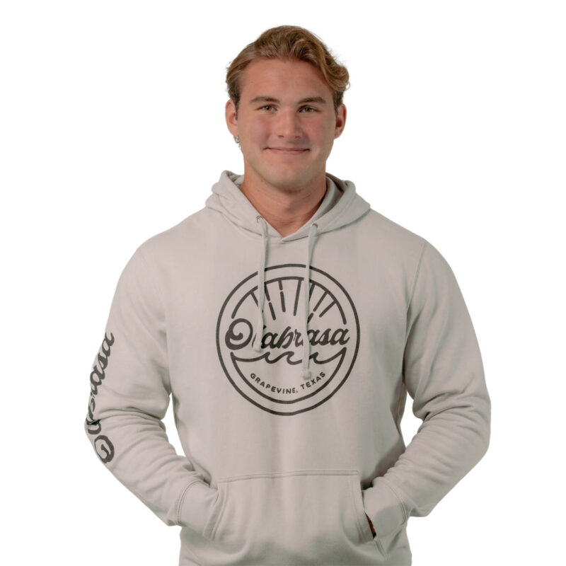Model wearing Olabrasa OG Hoodie