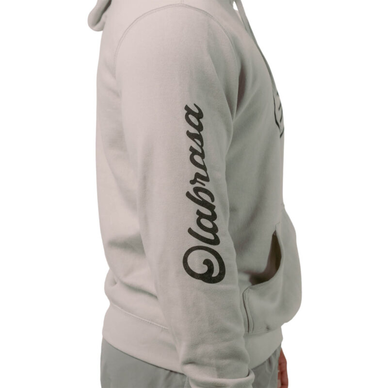 Model wearing Olabrasa OG Hoodie