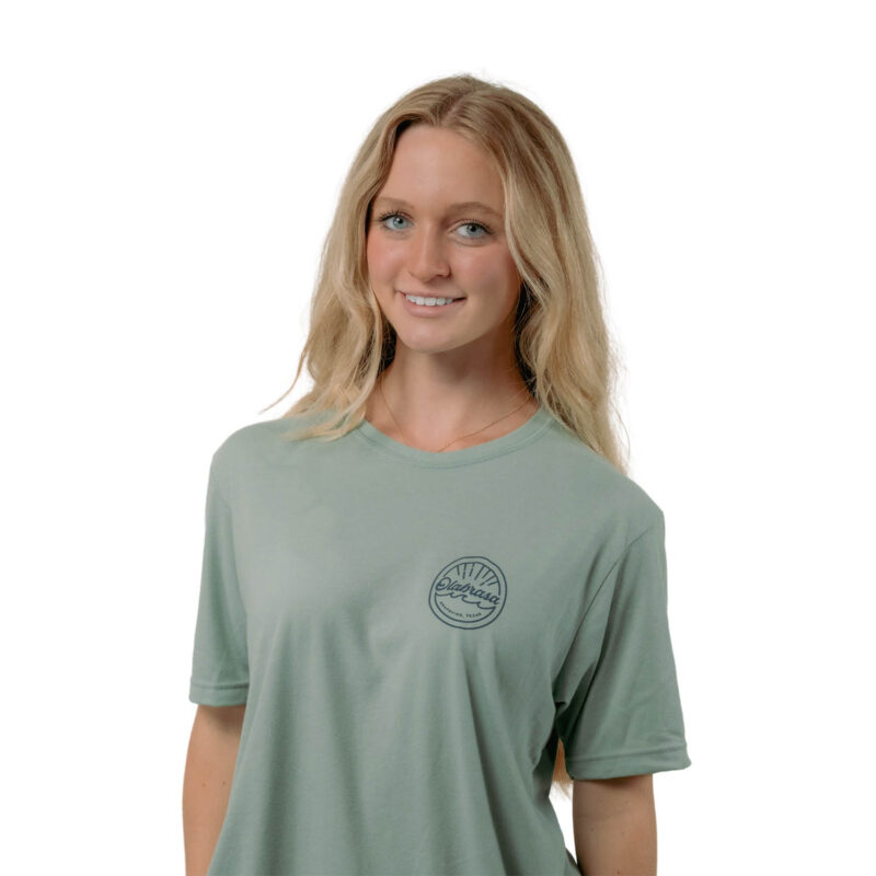 Model wearing Olabrasa OG T-Shirt