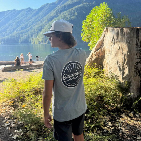 Model wearing Olabrasa OG T-Shirt