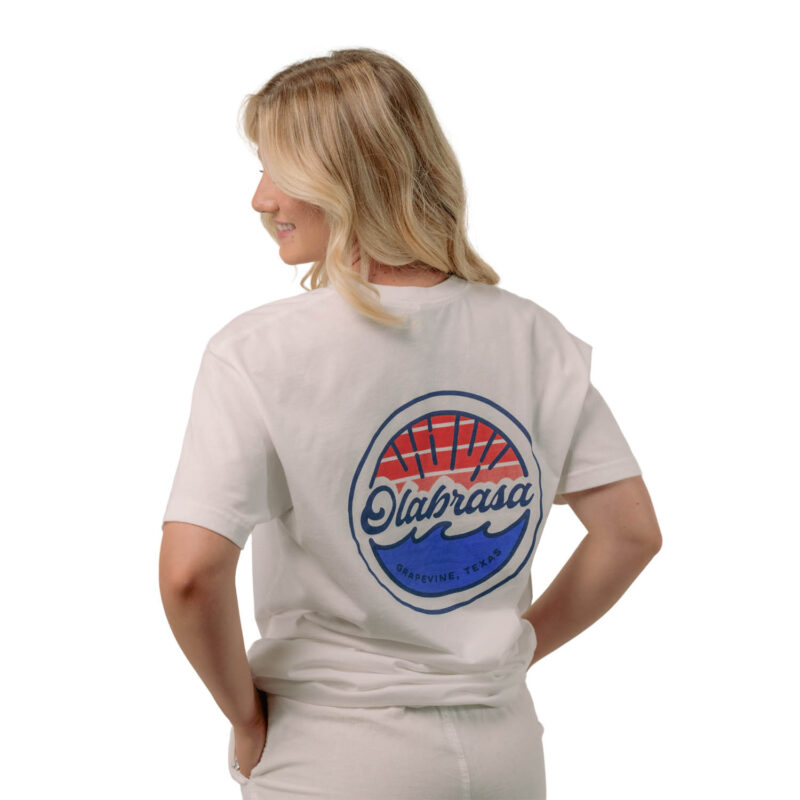 Model wearing Olabrasa OG Merica T-Shirt