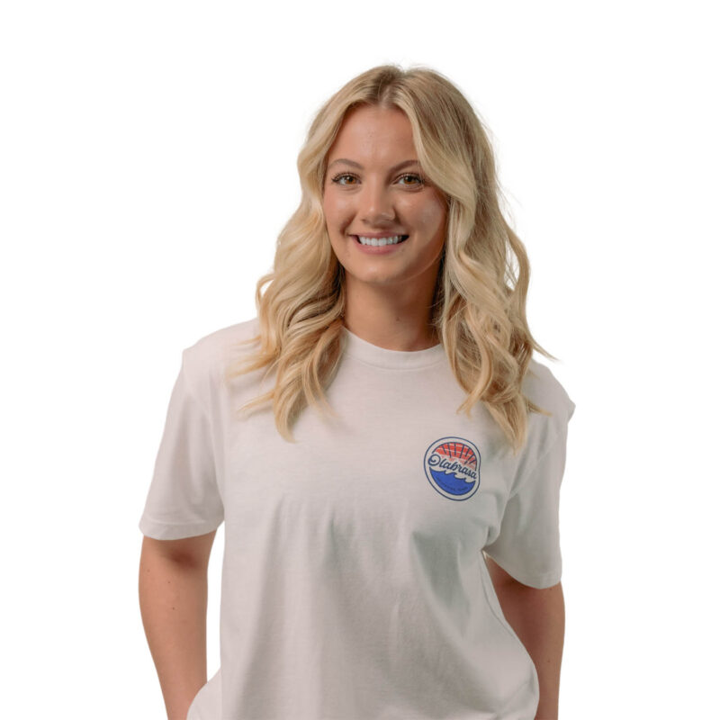 Model wearing Olabrasa OG Merica T-Shirt